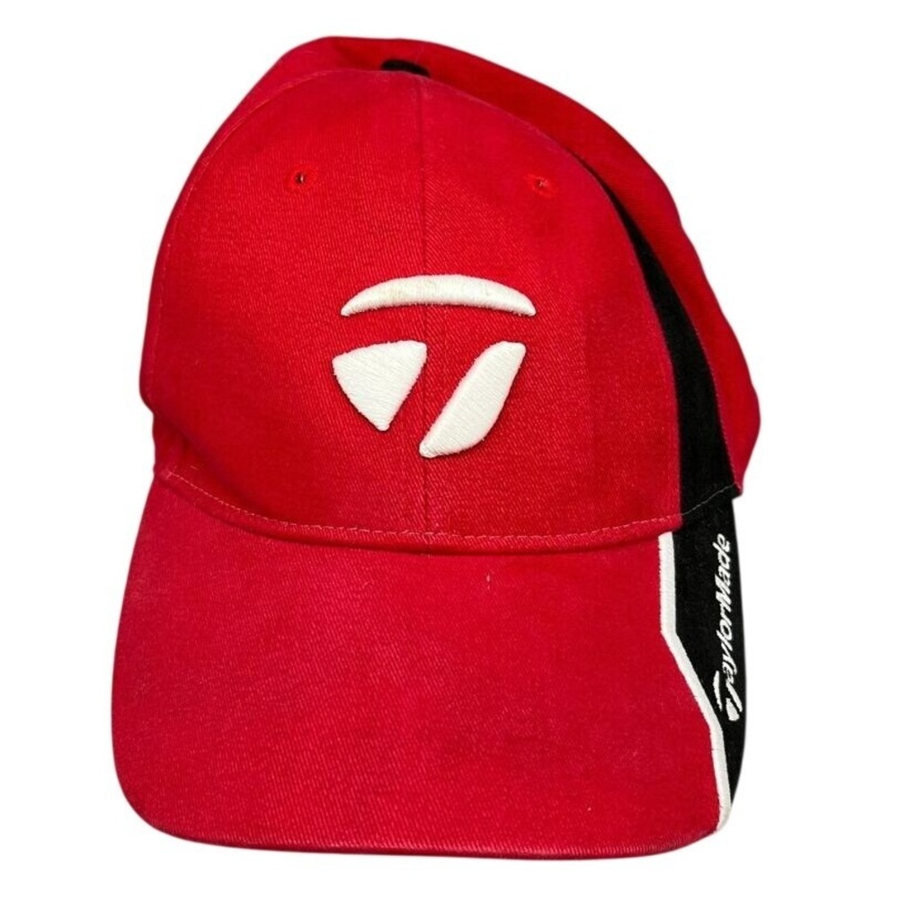 Taylor Made Golf Hat Adjustable Golfing Tmax Gear Red